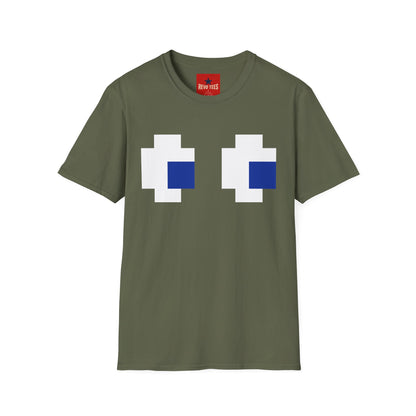 Pixel Eyes T‑Shirt — Retro 8‑Bit Gaming Graphic Tee