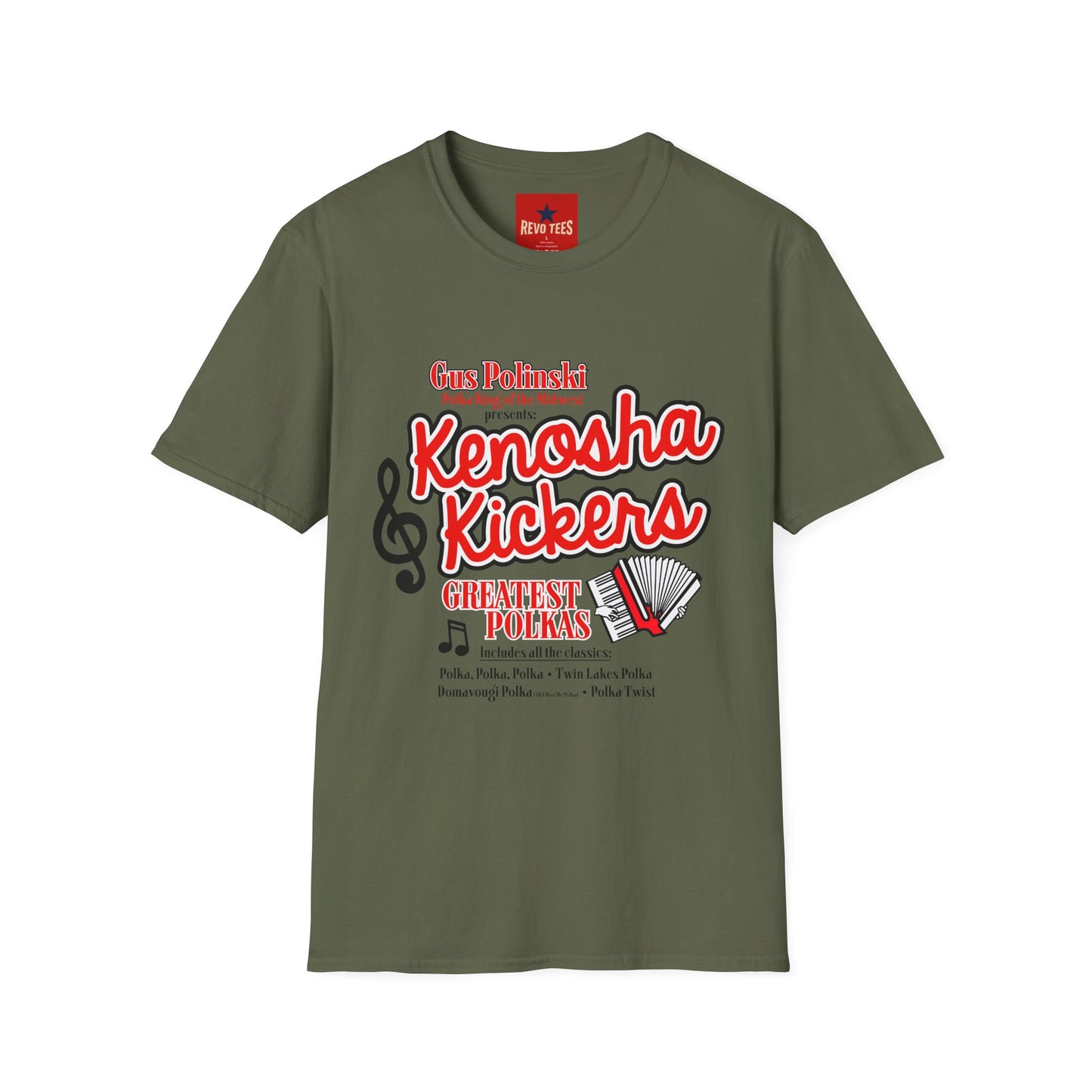 Kenosha Kickers Polka Band T‑Shirt