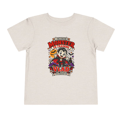 REVOTEES Toddler Monster In Training Tee — 'Vlad the Vampire' Halloween Kids Shirt