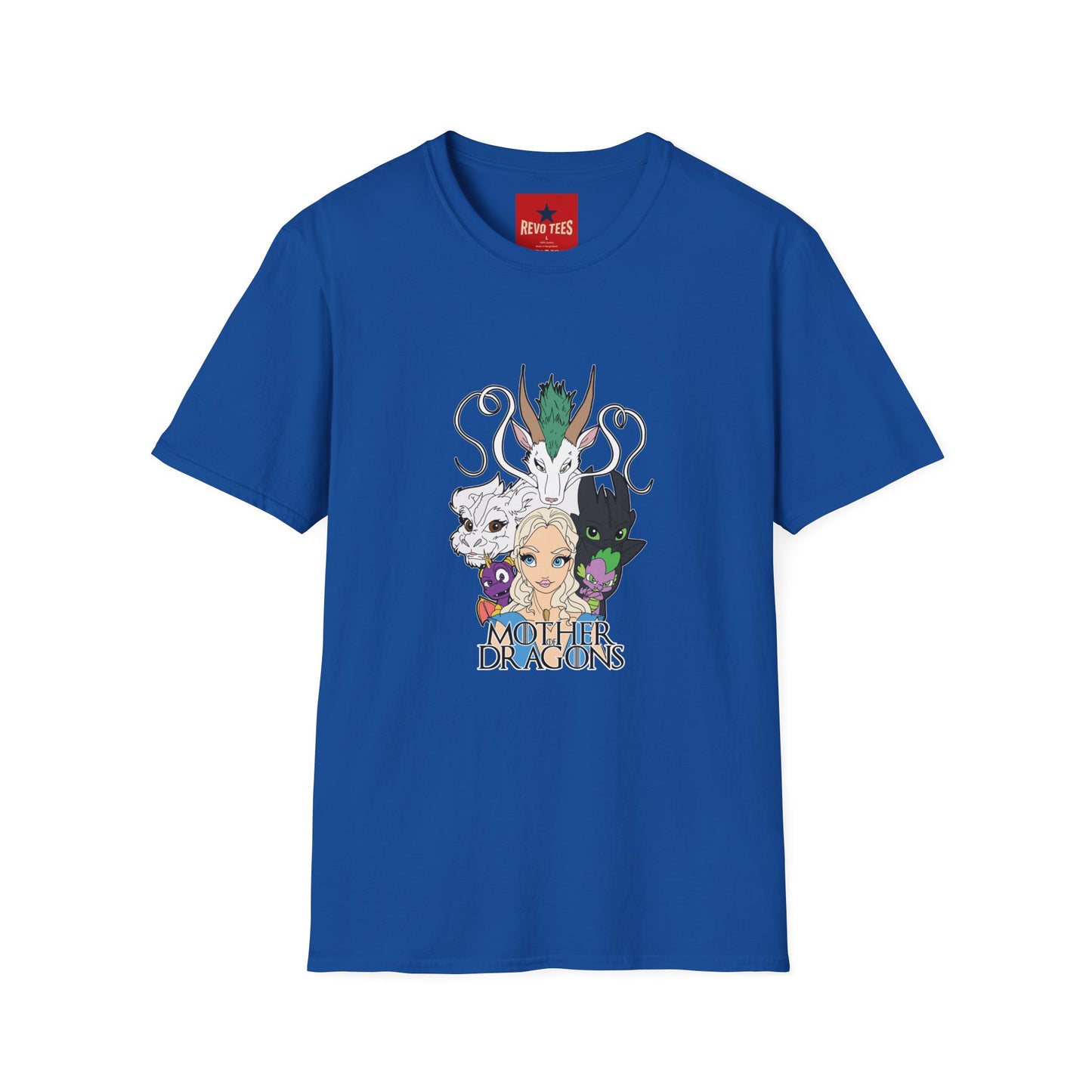 Fantasy Dragon & Beast Portrait T-Shirt — "Daughters of Dragons" Graphic Tee