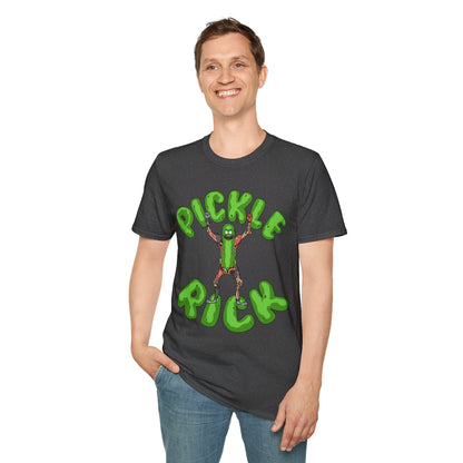Pickle Rick T-Shirt — Funny Cartoon Pickle Character Tee for Fans & Gifts
