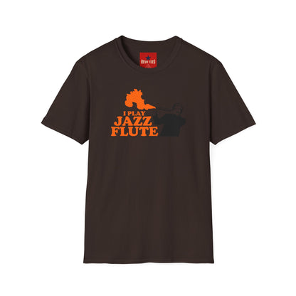 I Play Jazz Flute - Anchor Man - Unisex Softstyle T-Shirt