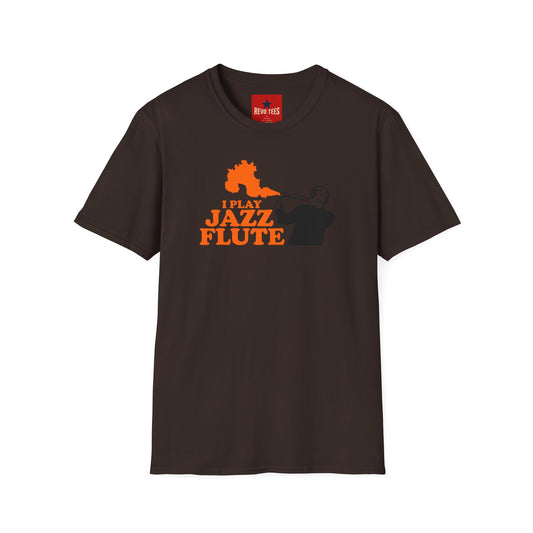 I Play Jazz Flute - Anchor Man - Unisex Softstyle T-Shirt