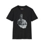 Revotees Graphic Grayscale Middle Finger Design T-Shirt