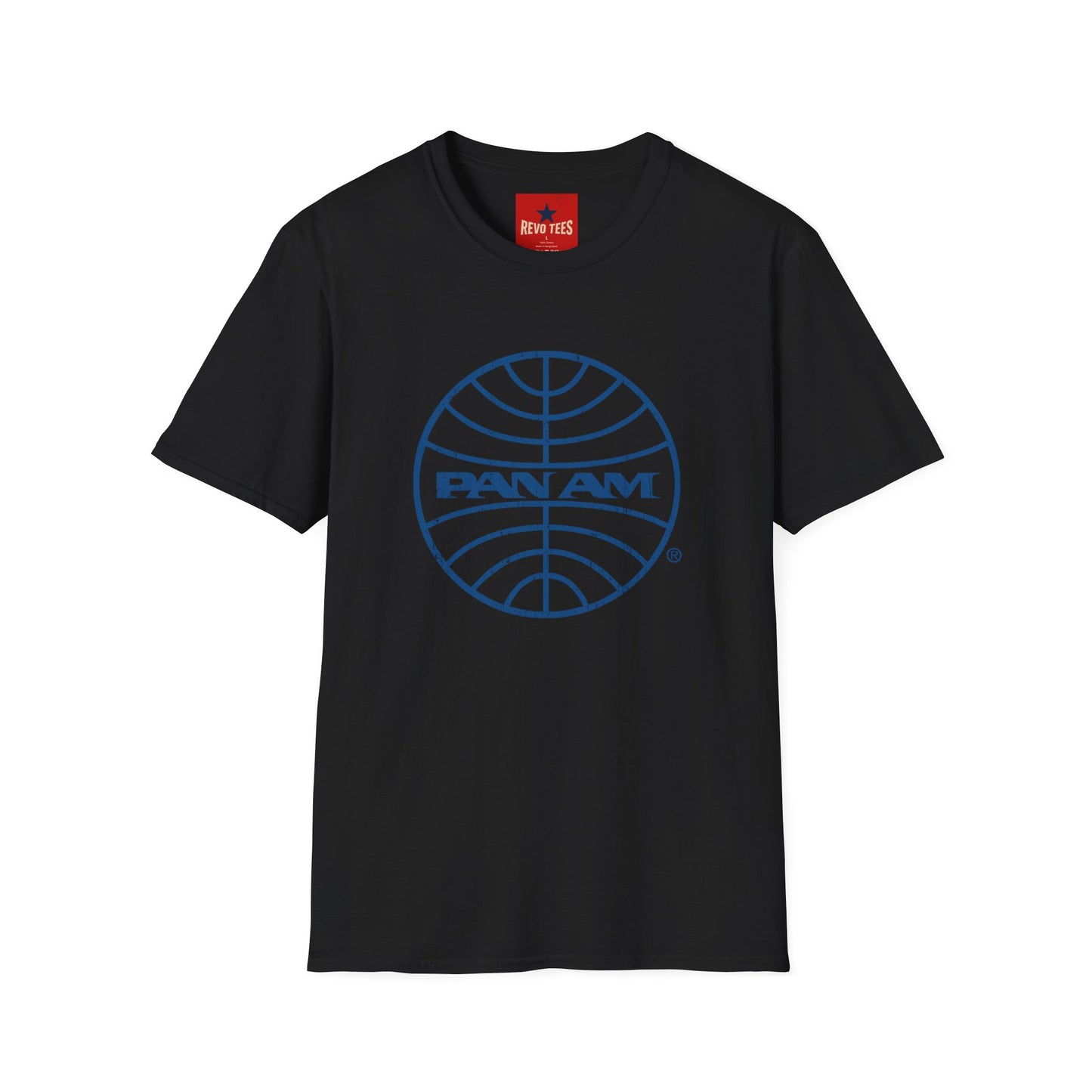 Pan Am Retro Logo T-Shirt — Vintage Airline Travel Tee