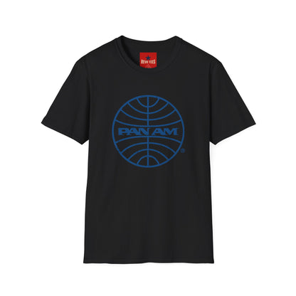 Pan Am Retro Logo T-Shirt — Vintage Airline Travel Tee