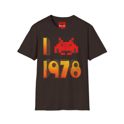 Retro 1978 Space Invader T-Shirt — Vintage Pixel Arcade Tee
