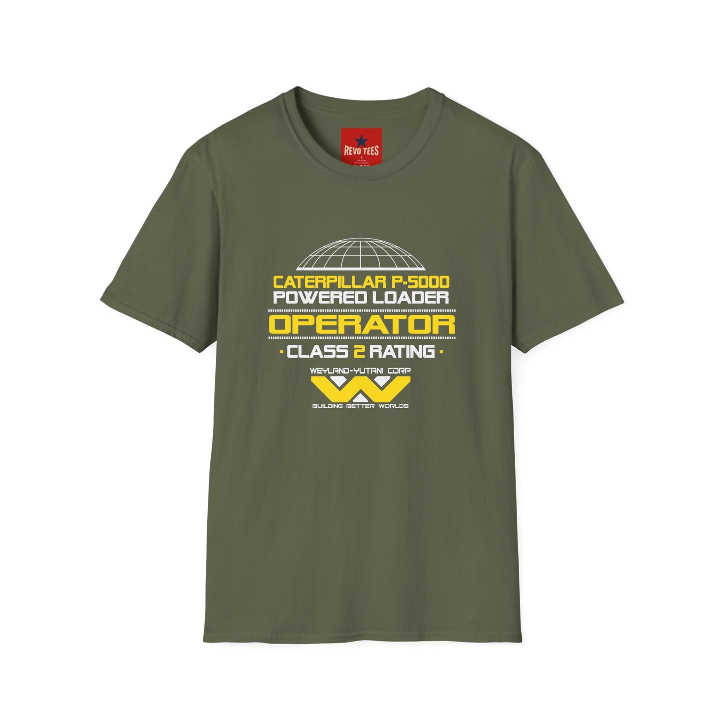 Caterpillar P-5000 Powered Loader Operator T-Shirt — Class 2 Rating