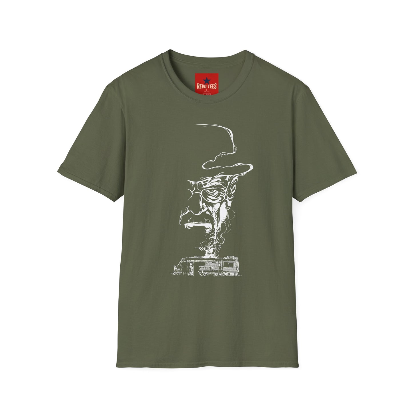 Mystic Skull & Top Hat T-Shirt — Gothic Smoke Witchcraft Tee