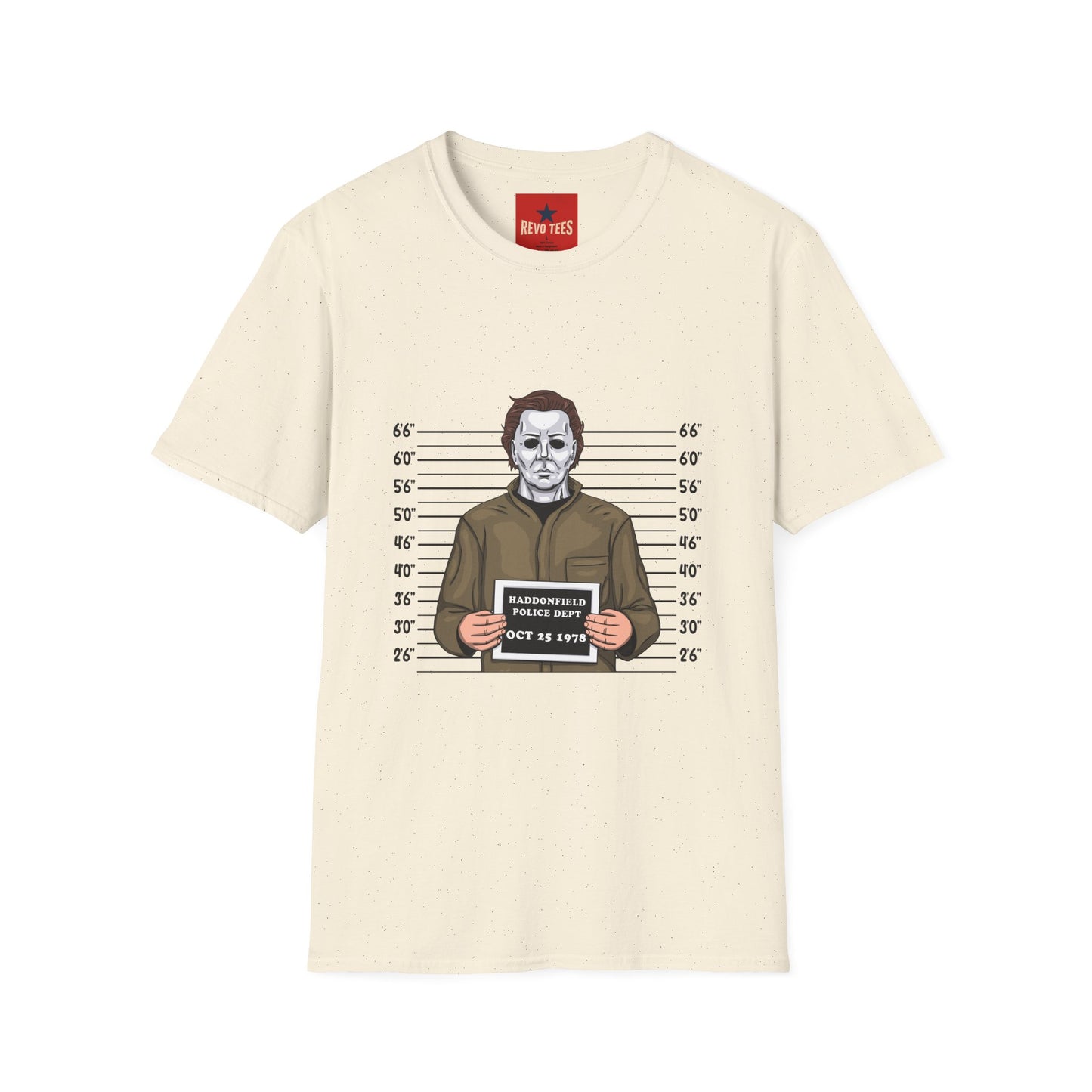 Michael Myers Mugshot T-Shirt — Halloween Horror Character Tee