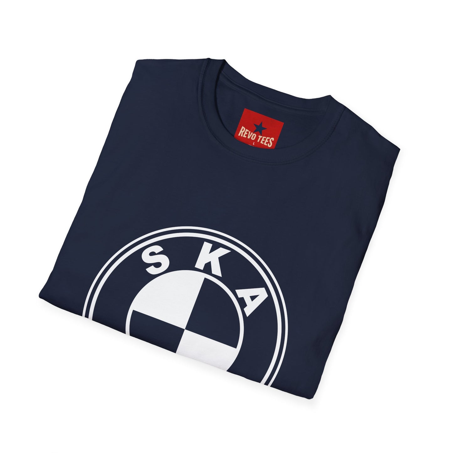 Ska Mod Target Logo T-Shirt — Retro Two-Tone Checkerboard Music Tee
