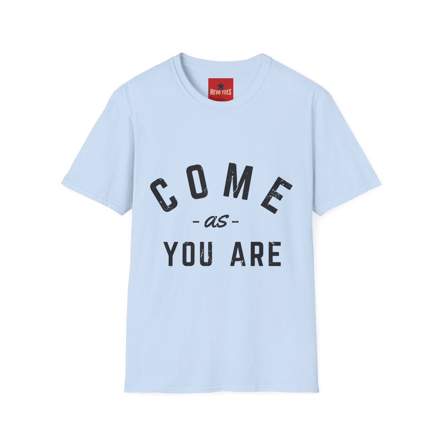 Come As You Are T-Shirt — Casual Vintage Lettering Tee