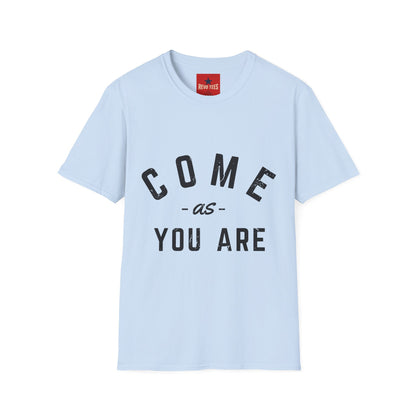Come As You Are T-Shirt — Casual Vintage Lettering Tee