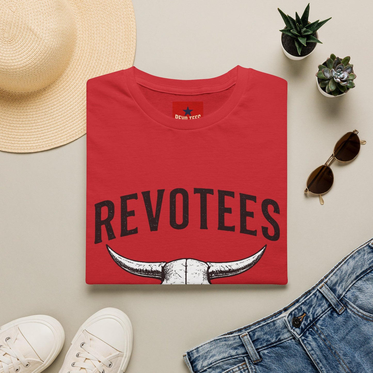 Revotees Bull Skull T-Shirt — Wild at Heart Western Graphic Tee