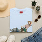 Banksy Pin-Up Cowgirl T-Shirt — Retro Pinup Girl Riding Soda Can Vintage Tee