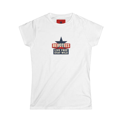 Revotees 'Live Free Stay Wild' Women's Tee