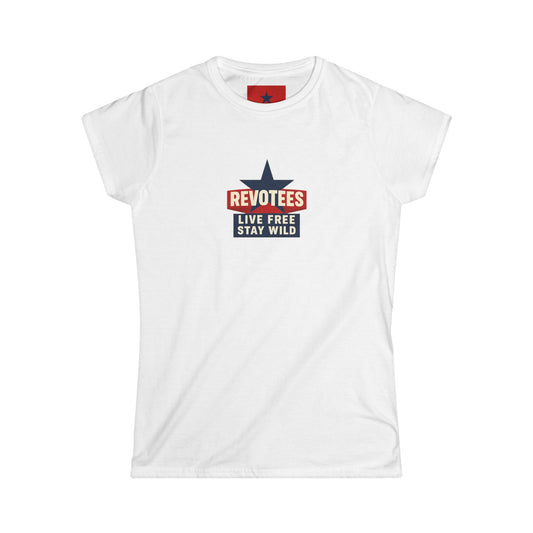 Revotees 'Live Free Stay Wild' Women's Tee