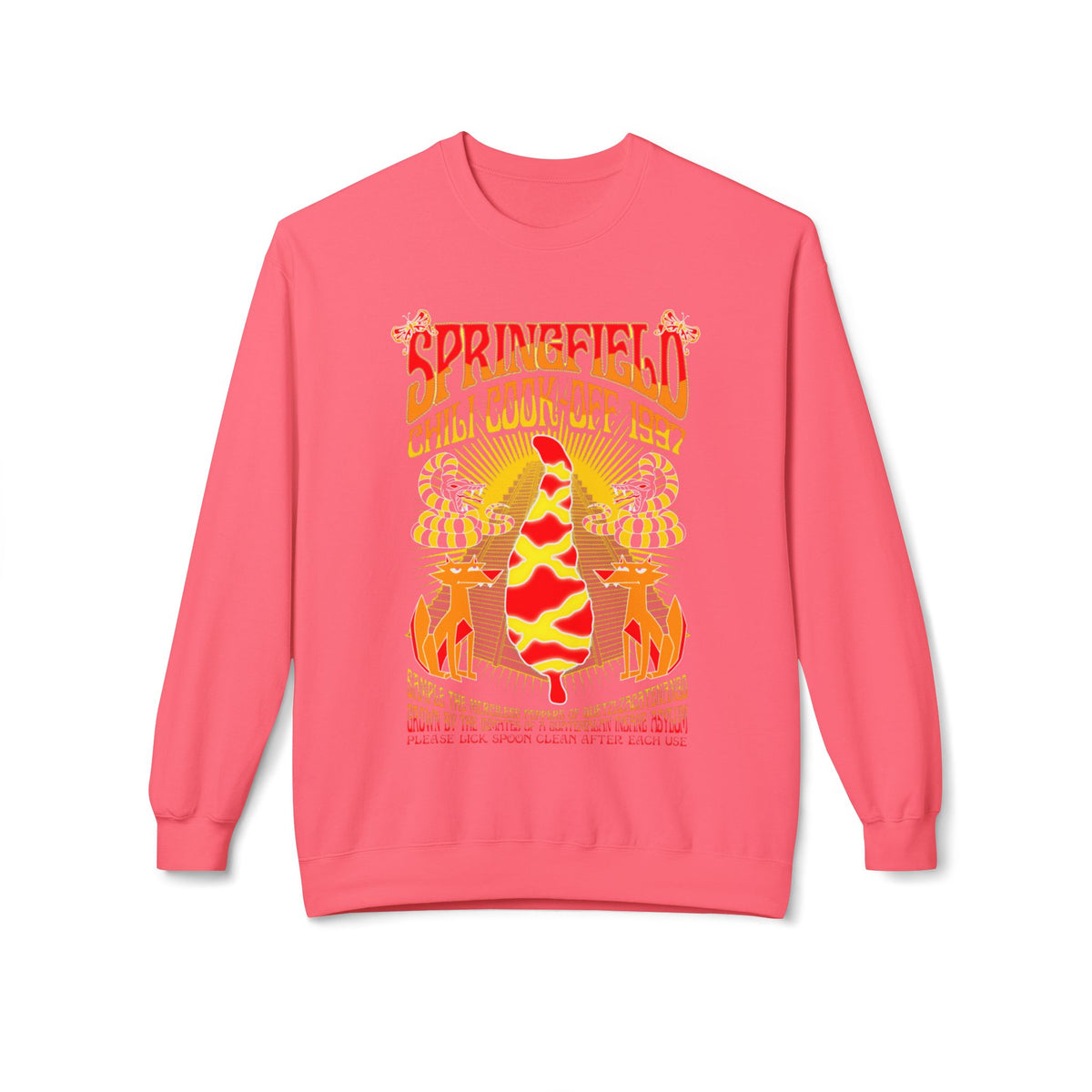 Chili Cook-Off Crewneck Sweatshirt — Springfield Chili Festival Graphic