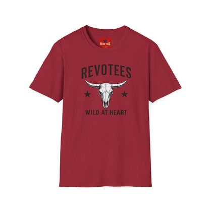 REVOTEES Bull Skull T-Shirt — Wild at Heart Western Graphic Tee