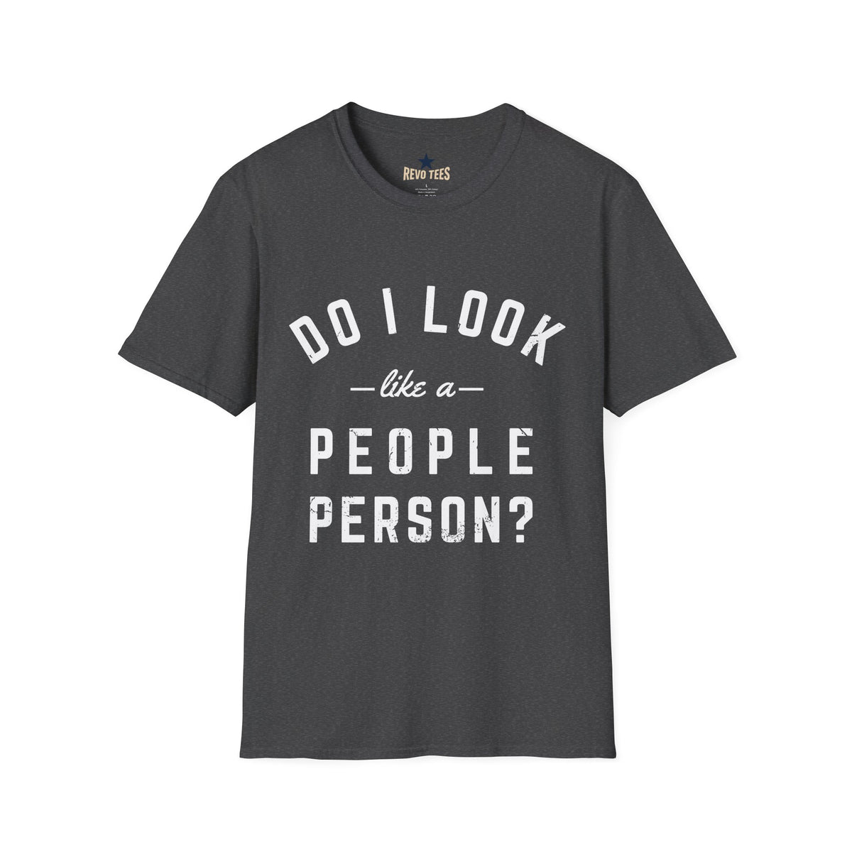 Revotees Do I Look Like a People Person Unisex Softstyle T-Shirt - alternate view 2