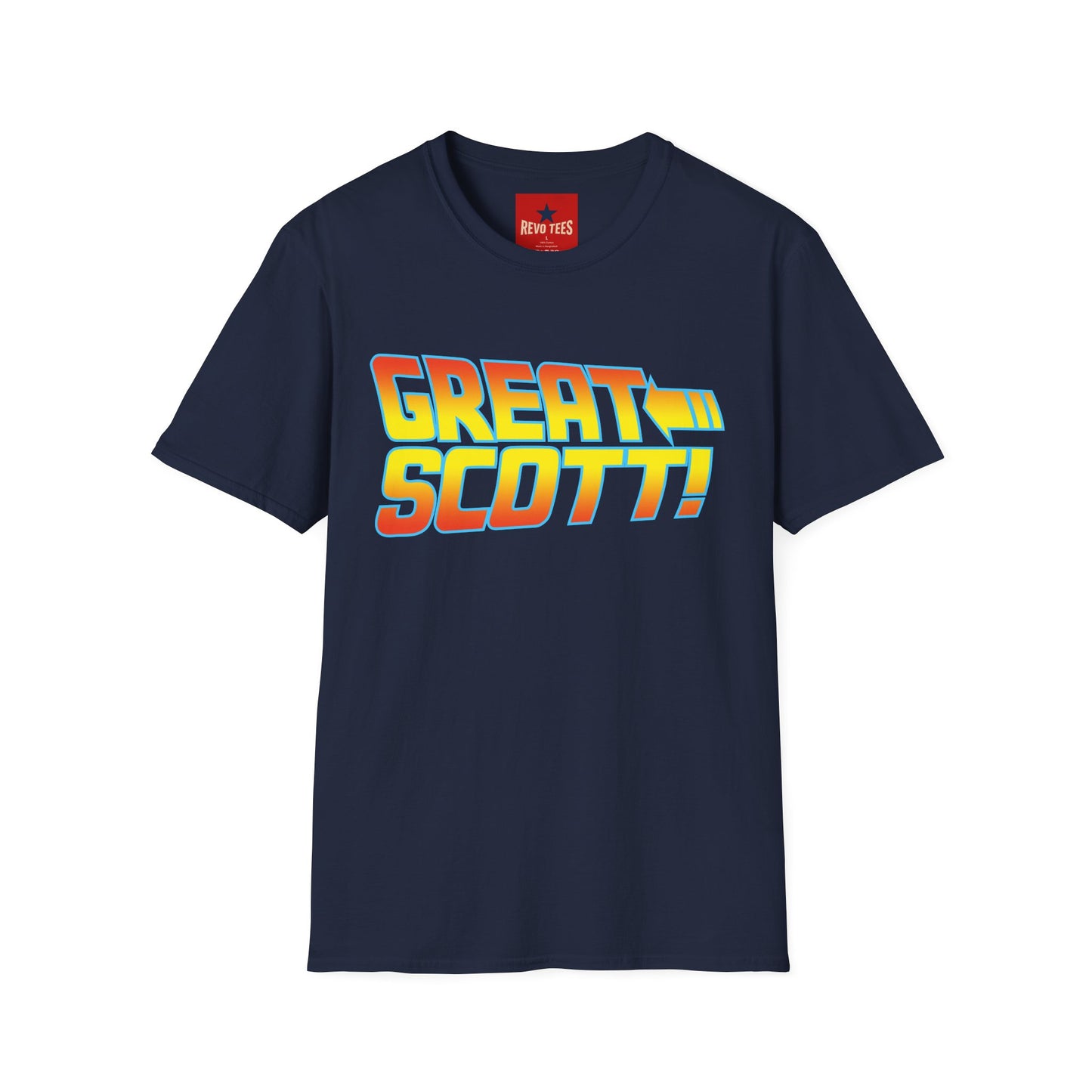 Great Scott! T-Shirt — Retro 80s Movie Quote Tee