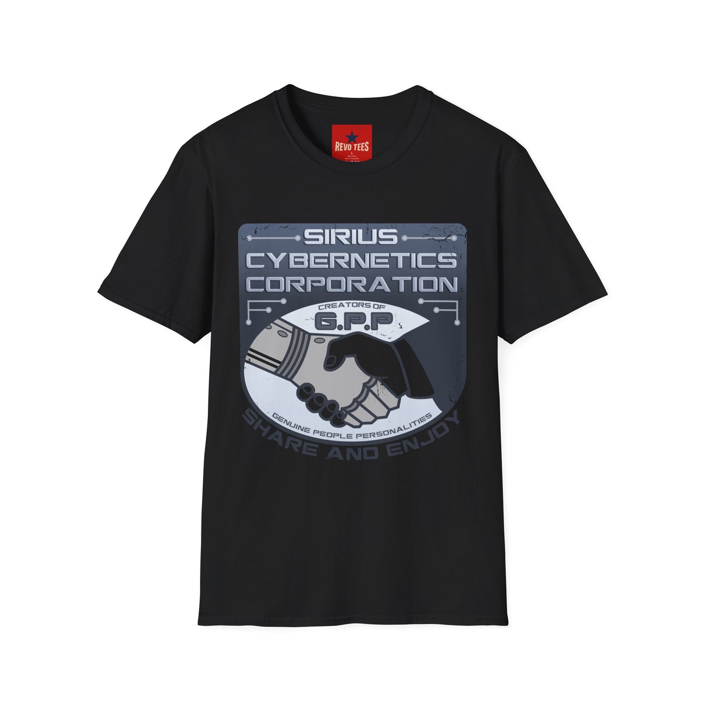 Cybernetic Corporation T‑Shirt — "Sirius Cybernetics Corporation" Retro Sci‑Fi Tee