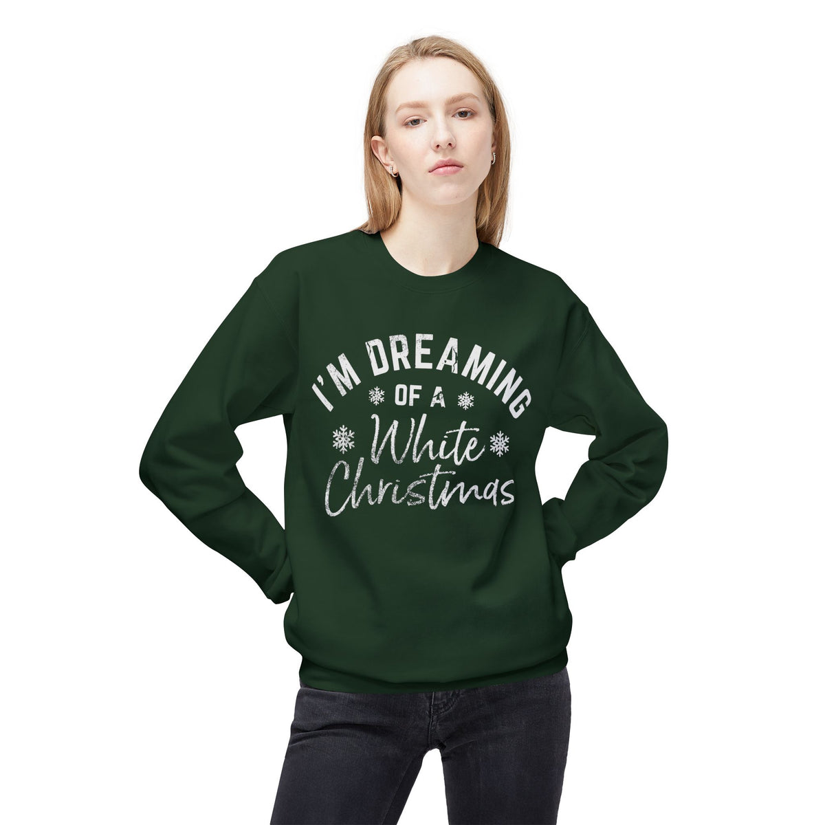 I'm Dreaming of a White Christmas - Lyrics on a Sweatshirt