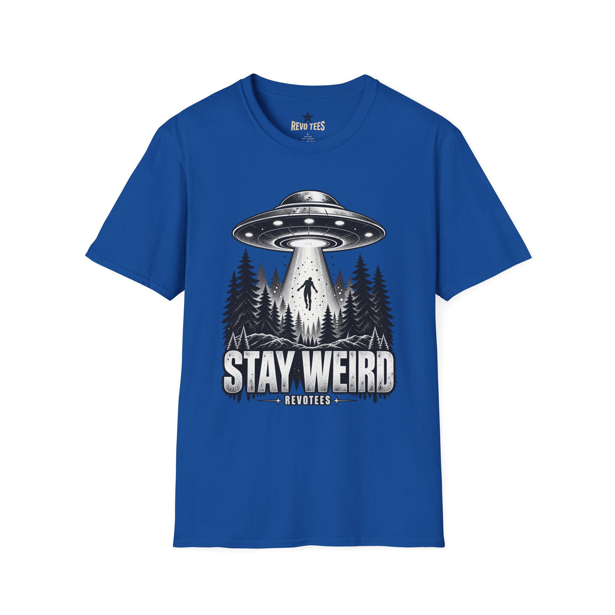 REVOTEES Stay Weird — Alien Abduction Graphic Tee