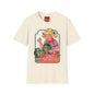 Retro Sewing Girl T‑Shirt — Vintage Crafting Graphic Tee