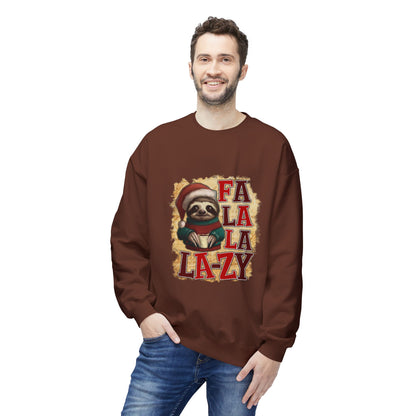 Fa La La La-Zy Sloth Christmas Sweatshirt