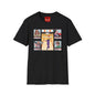 The Big Lebowski Bowling Grid T-Shirt – "Over the Line" Retro Gamer Design
