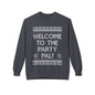 "Welcome to the Party Pal!" Holiday Ugly Sweater Design Crewneck Sweatshirt