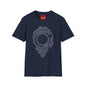 Abstract Circular Tech Graphic T-Shirt