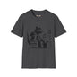 Revotees Music Cat Black Silhouette Singing Rat Graphic T-Shirt - alternate view 5