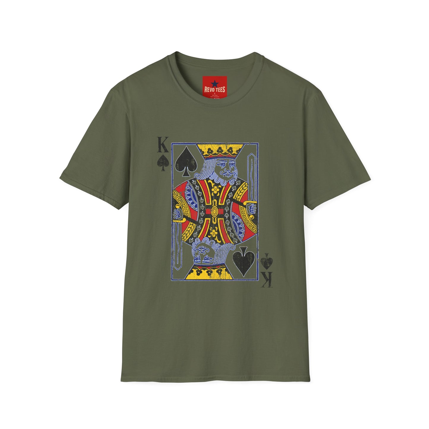 King of Spades T‑Shirt — Vintage Playing Card Graphic Tee