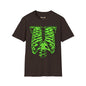Revotees Neon Green Rib Cage Graphic T-Shirt - alternate view 4