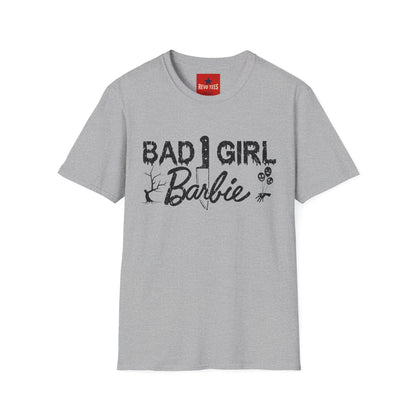 Bad Girl Barbie T-Shirt — Edgy Goth Barbie Graphic Tee