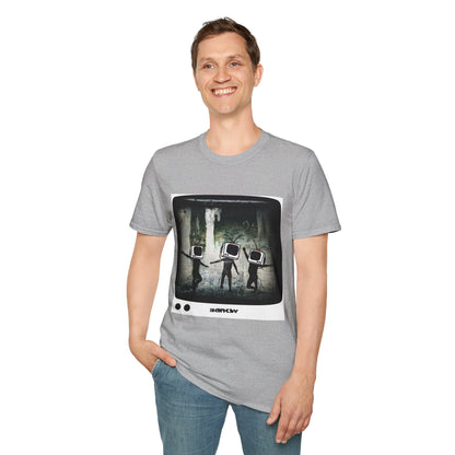 Banksy TV Head Graphic T-Shirt