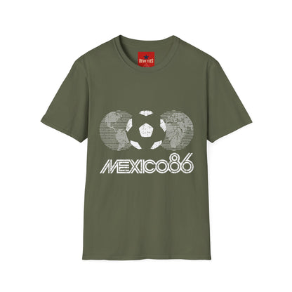 World Cup 2026 Mexico 86 Soccer Azteca Retro T-Shirt — Vintage World Cup Football Tee