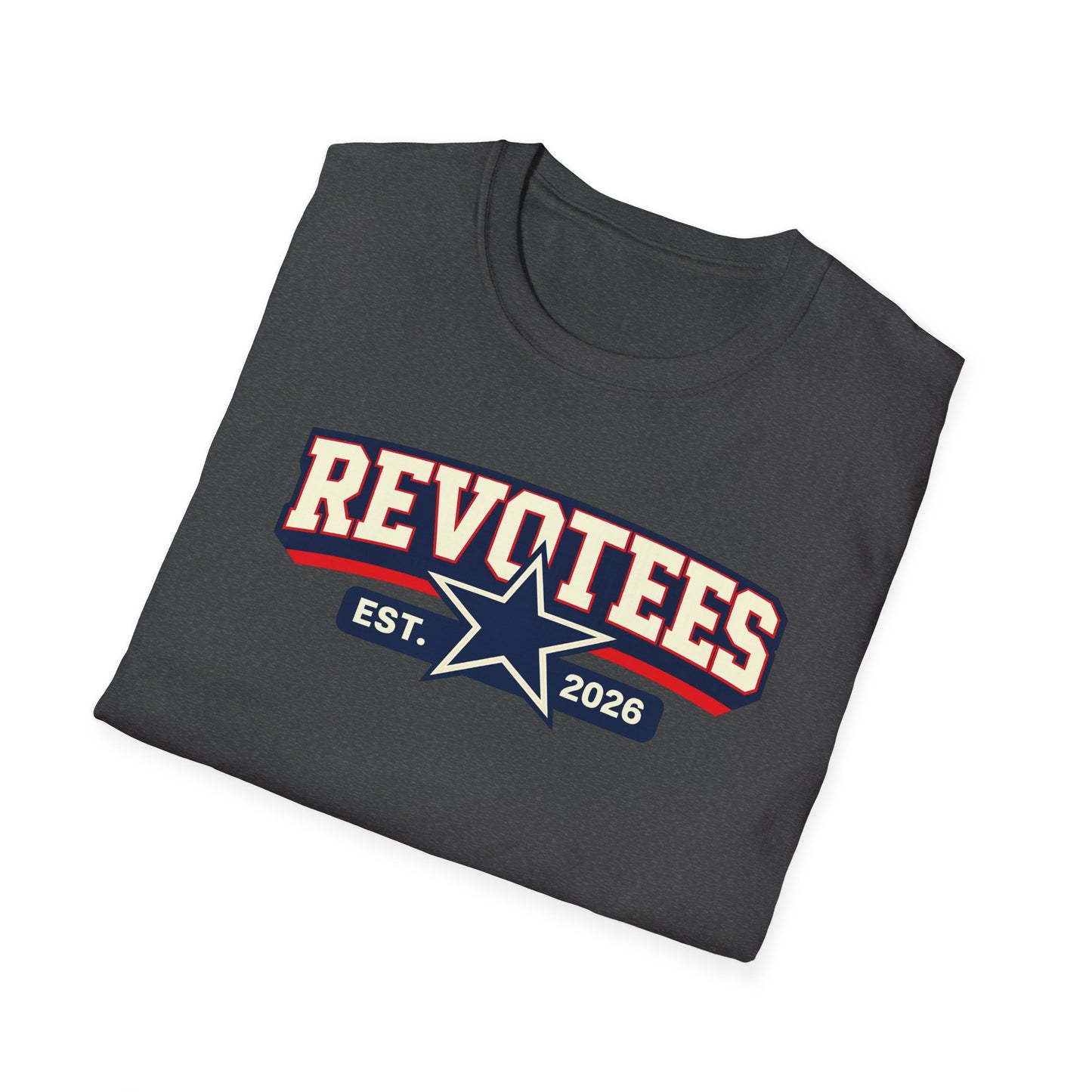 Revotees EST. 2026 Graphic T-Shirt — Retro Star Sports Logo