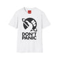 T-Shirt — "Don't Panic" Galactic Thumb Logo Tee