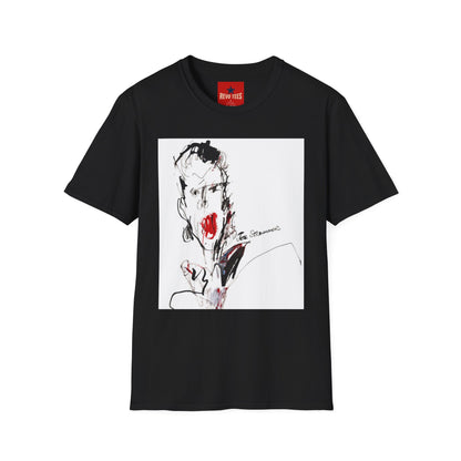 The Clash - Joe Strummer - By Ray Lowry - Unisex Softstyle T-Shirt