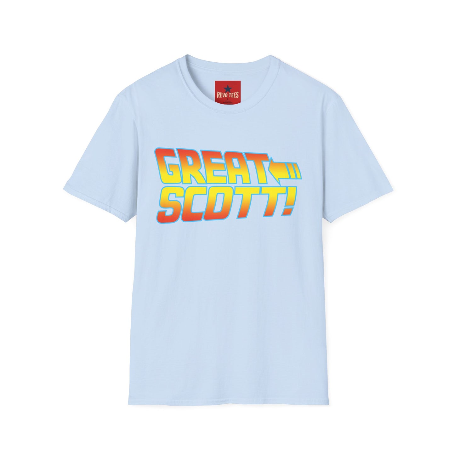 Great Scott! T-Shirt — Retro 80s Movie Quote Tee