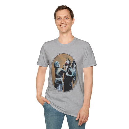 Banksy-Inspired 'Punk Kiss' T-Shirt — Street Art Graphic Tee