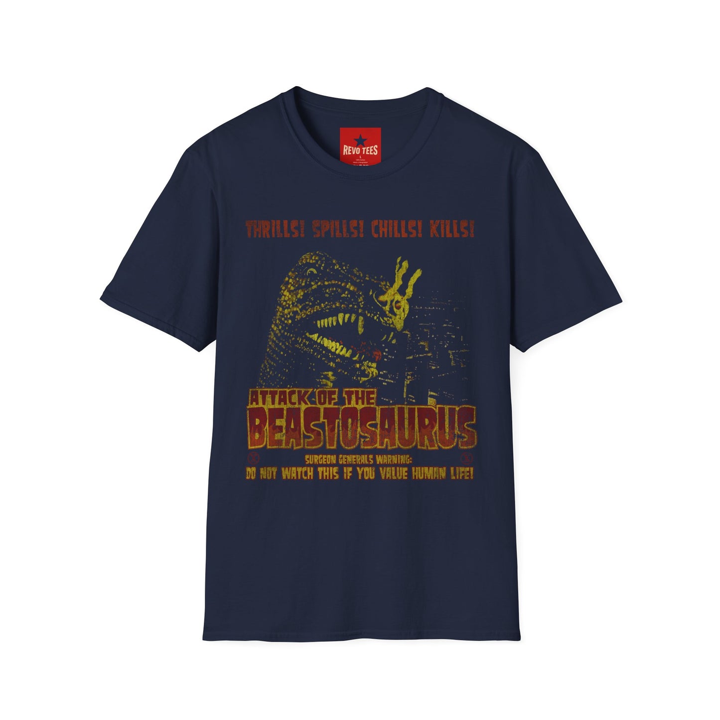 Thrills Chills Kills Dino Movie T-Shirt