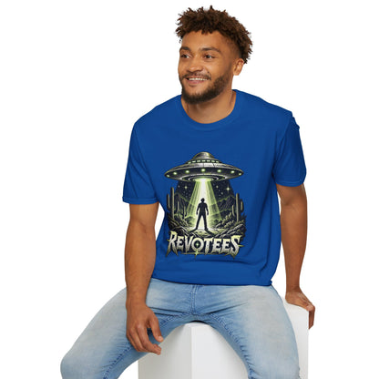 REVOTEES Alien Abduction – Sci‑Fi UFO Graphic Tee