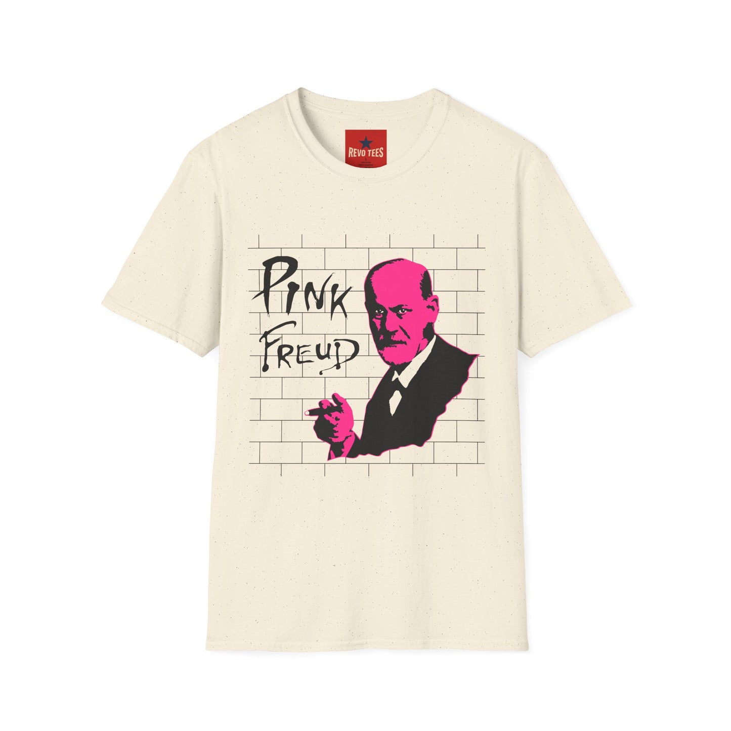 Pink Freud T-Shirt — Retro Punk Rock Art Tee