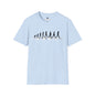 Revotees Evolution of Abby Road the Beatles Unisex Softstyle T-Shirt - alternate view 6