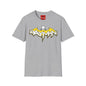 Bayman Logo T-Shirt — Retro Comic Bat Emblem Graphic Tee