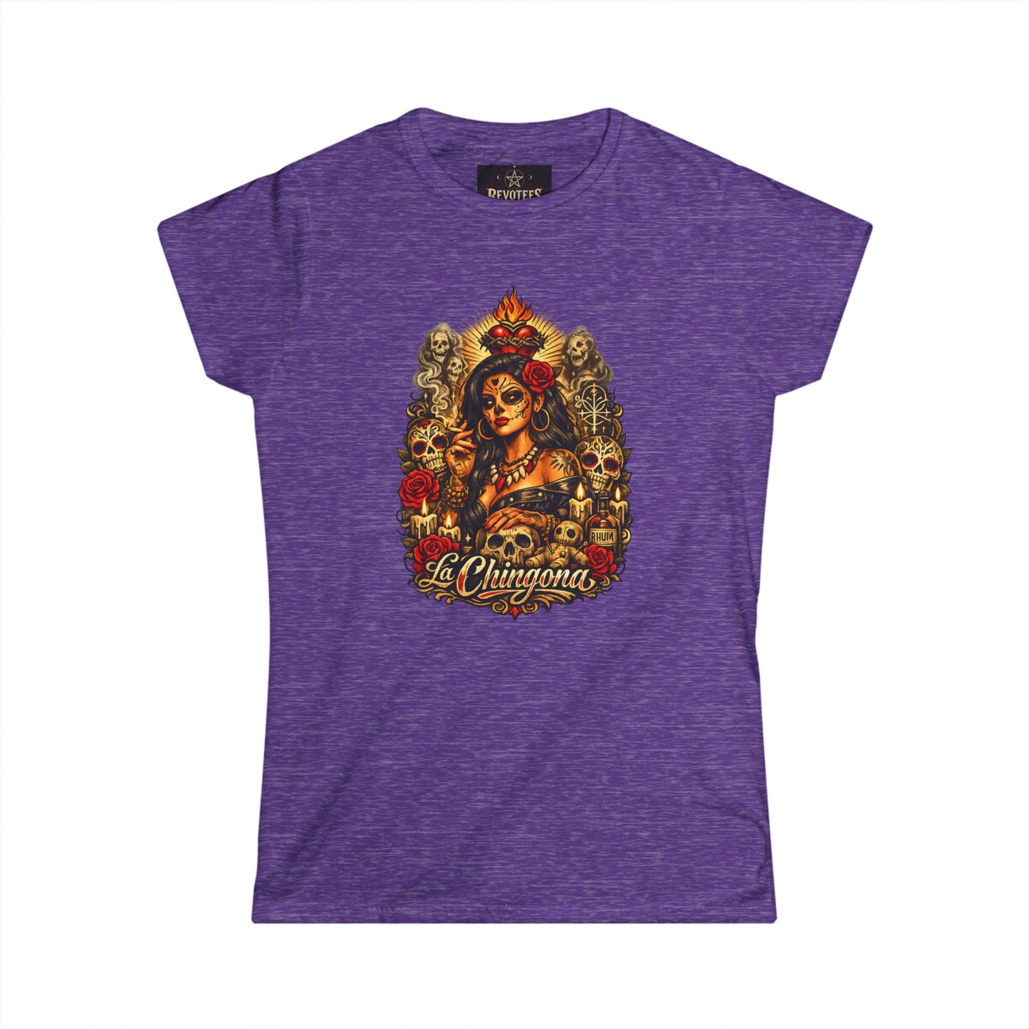 T-Shirt — La Chingona Day of the Dead Sugar Skull Tee